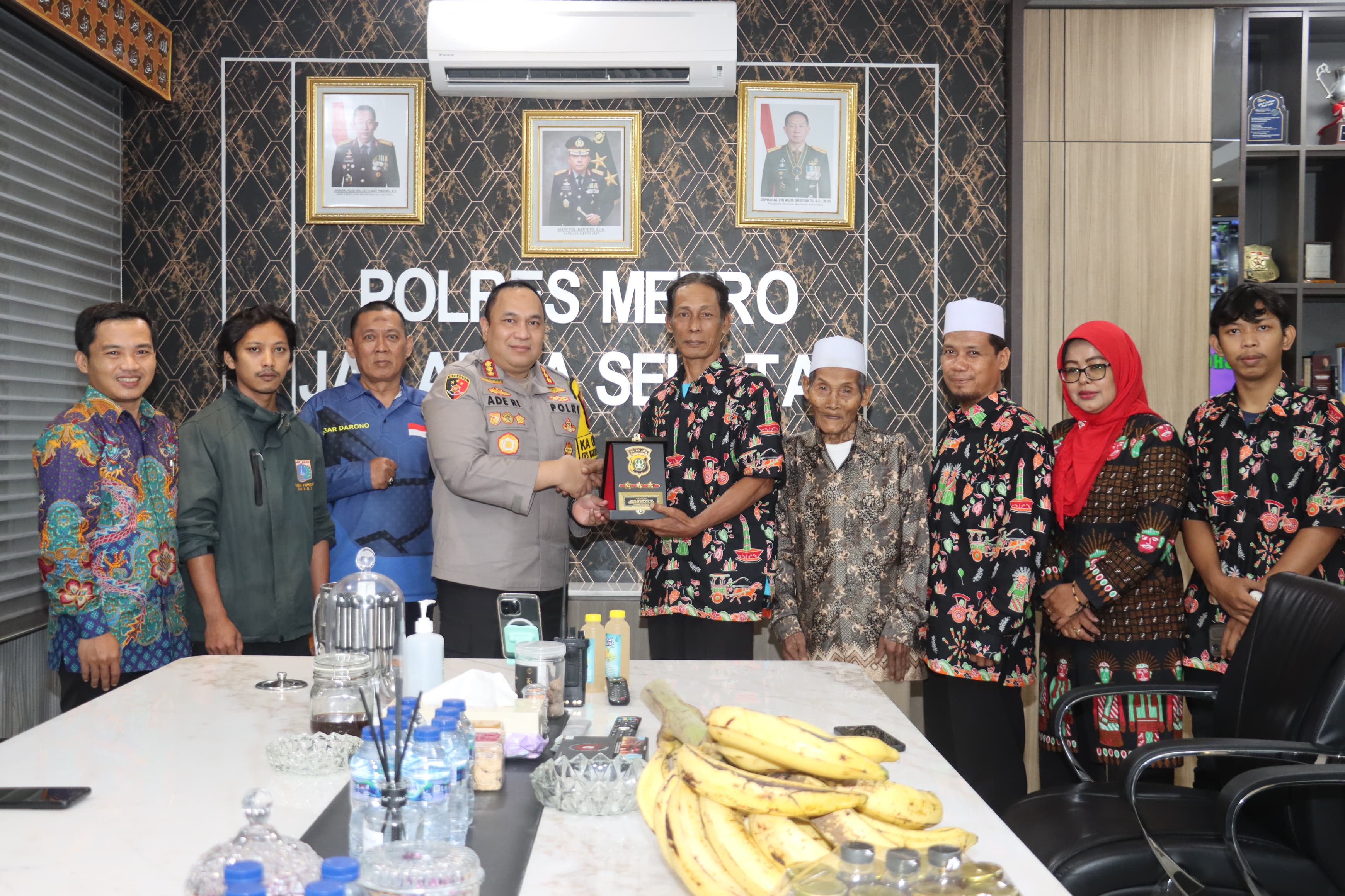 Kelompok Tani Hutan Ciganjur Kunjungi Polres Jaksel: Komitmen Mendukung Swasembada Pangan