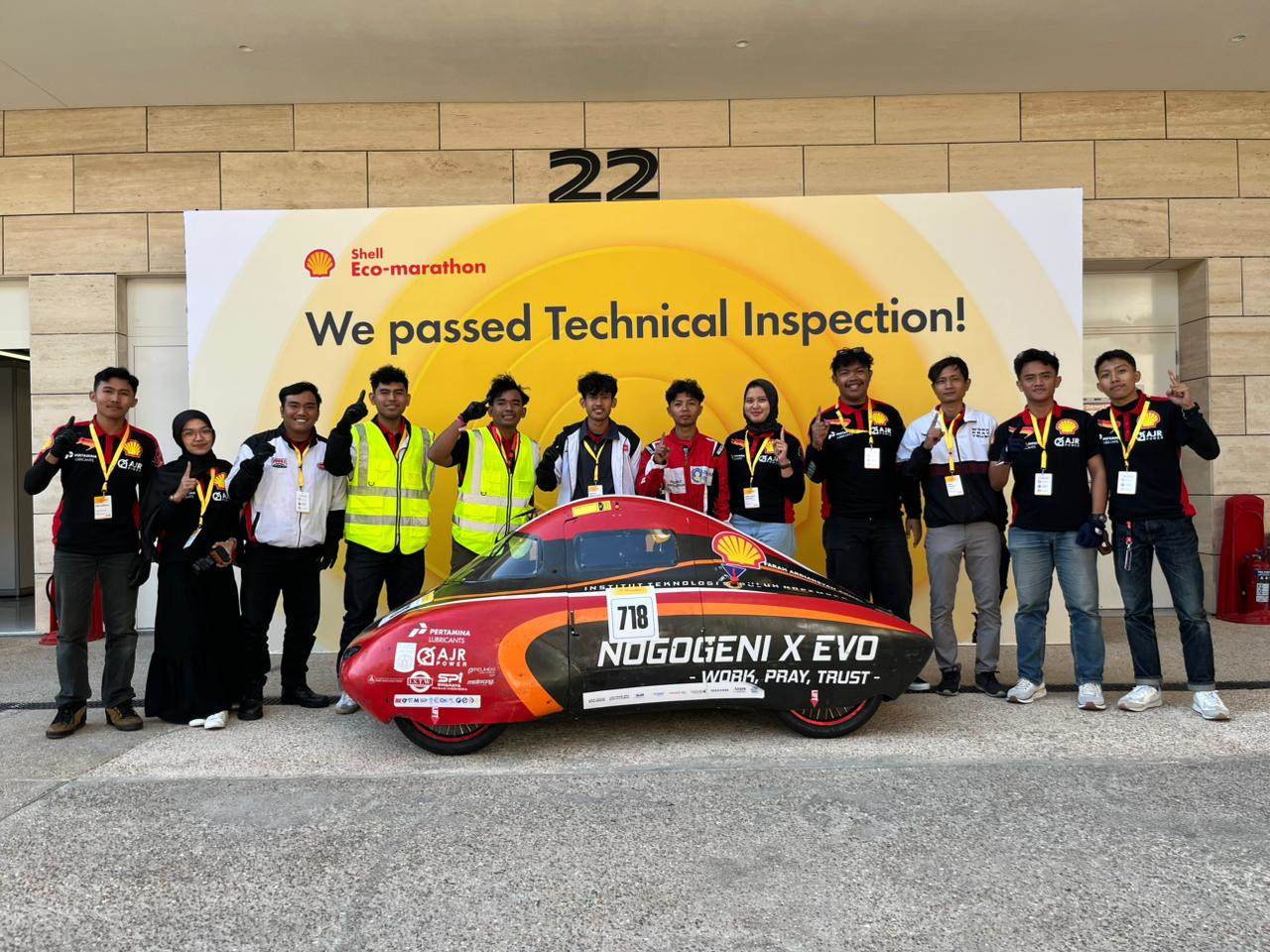 Bikin Bangga Indonesia, Nogogeni ITS Team Sabet Juara 2 Shell Eco-marathon Qatar 2026