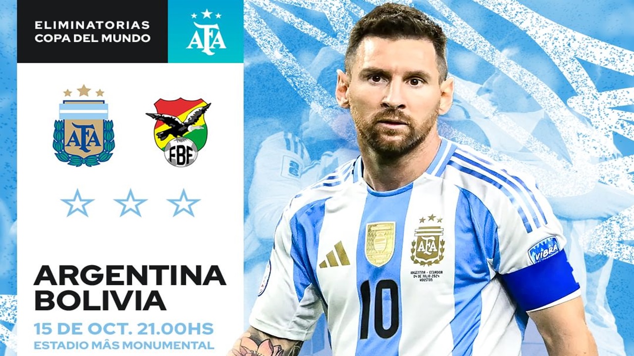 Link Live Streaming Argentina vs Bolivia di Kualifikasi Piala Dunia zona CONMEBOL: Lionel Messi Penuh Magis!