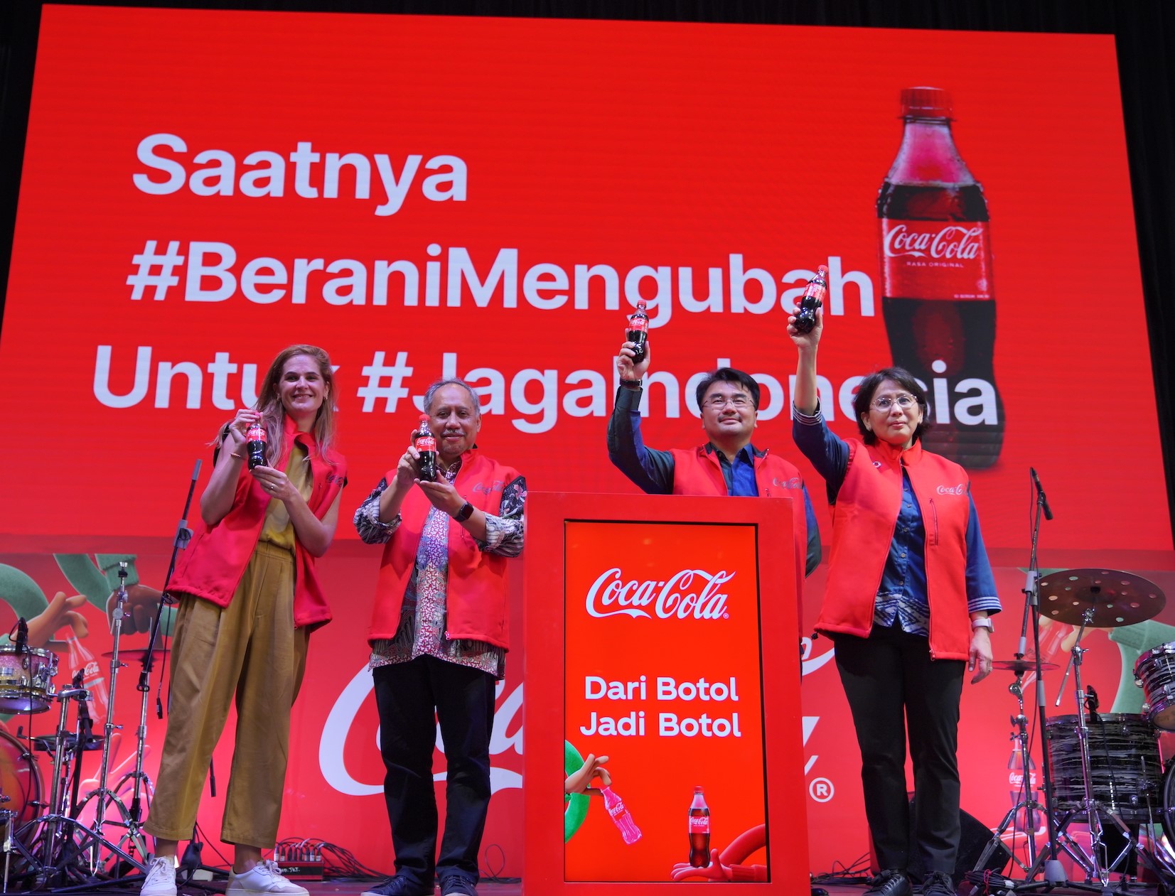 Dari Botol jadi Botol, Coca-Cola Luncurkan Botol 100 Persen rPET di Indonesia