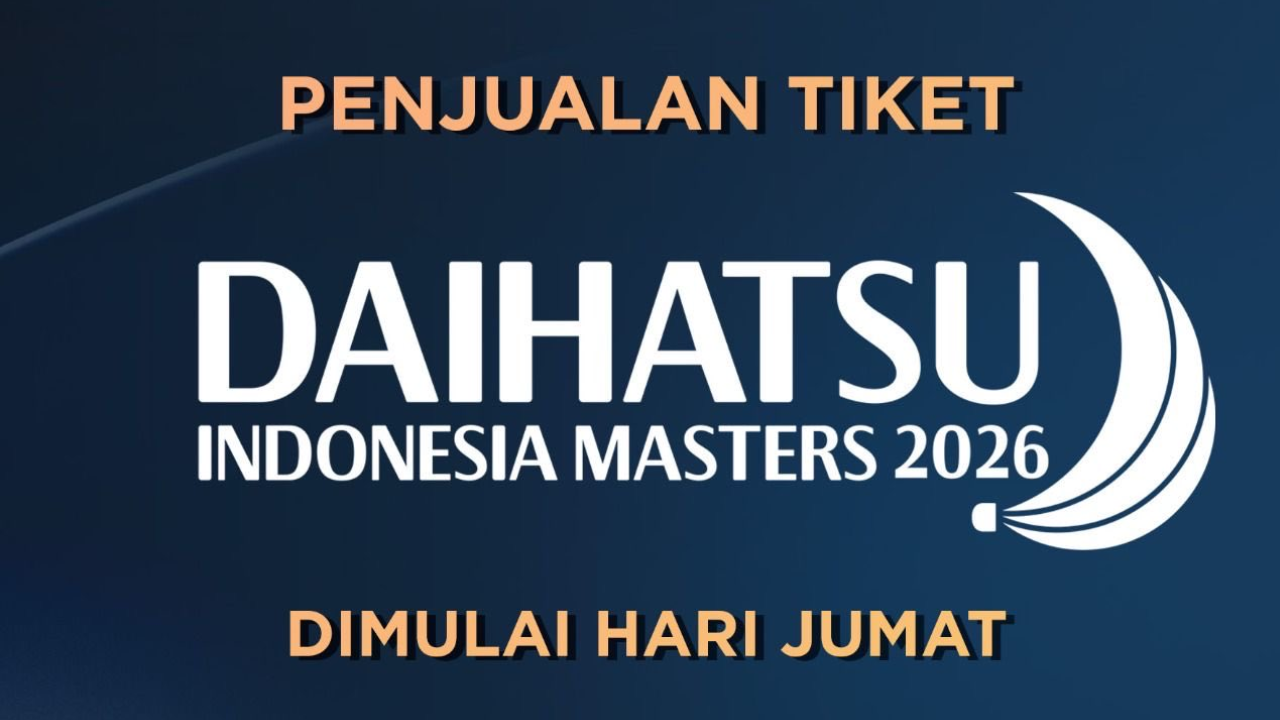 Link dan Cara Beli Tiket Indonesia Masters 2026, Dibuka Hari Ini Pukul 17.00 WIB