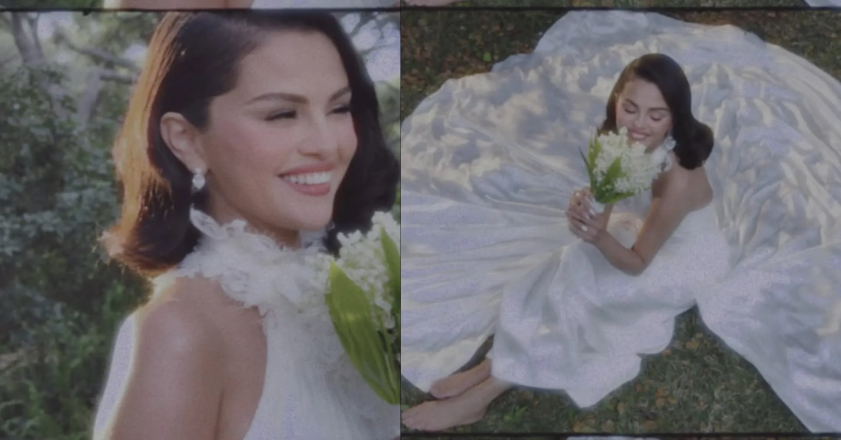 Gaya Gaun Pengantin Selena Gomez Jadi Sorotan, Elegan tapi Simple