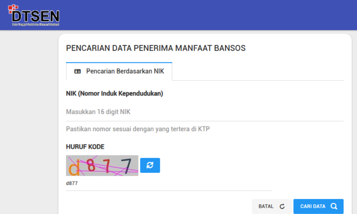 Cara Cek Bansos September 2026 dari Kemensos Lewat HP, Warga Siapkan NIK KTP!