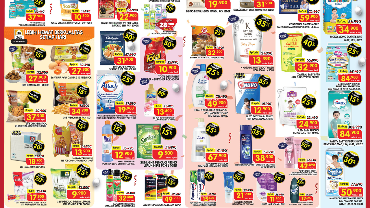 Promo JSM Superindo Hari Ini Terbaru 10 Agustus 2025, Sunlight Pencuci Piring Rp9 Ribuan