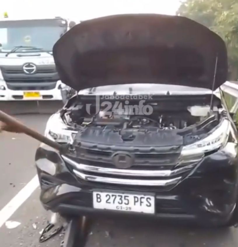 Gagal Curi Ban Serep di Tol Tangerang-Merak KM 36 dan Tinggalkan Mobil Mogok, Pelaku Diburu