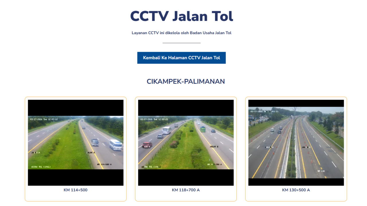 3 Link CCTV dan Cara Pantau Arus Mudik Lebaran 2026 Real Time, Antisipasi Kemacetan dan Rute Alternatif