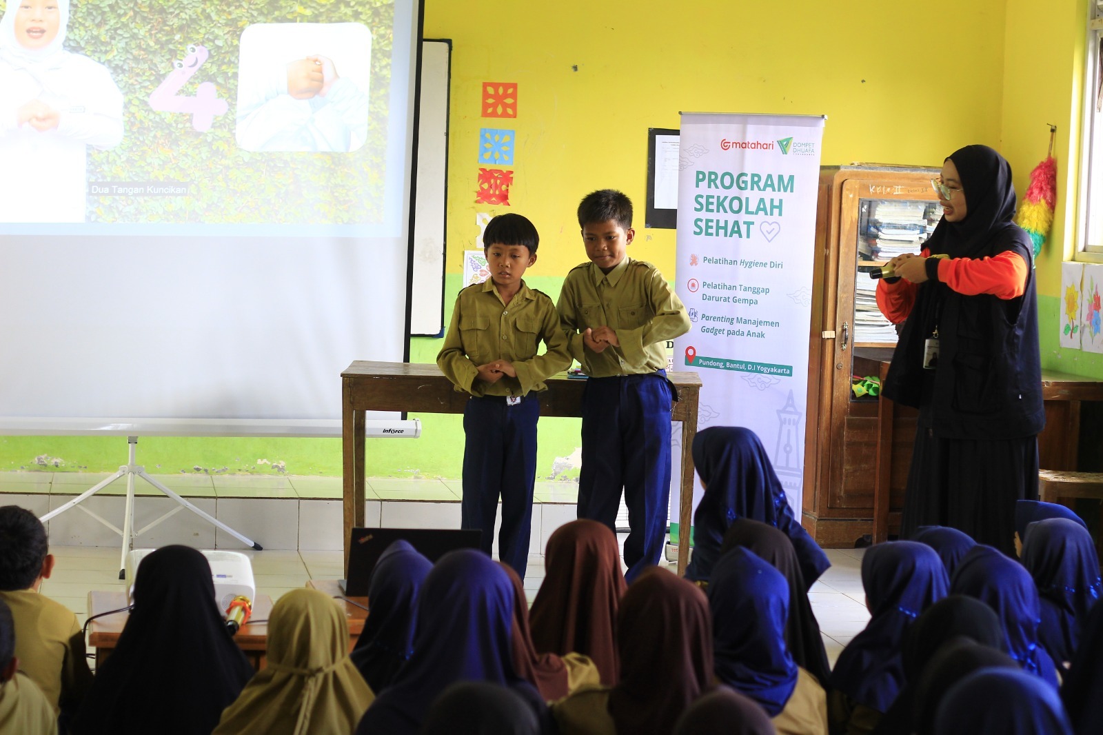 Masa Pengenalan Lingkungan Sekolah, Dompet Dhuafa Yogyakarta Gelar Program Sekolah Sehat