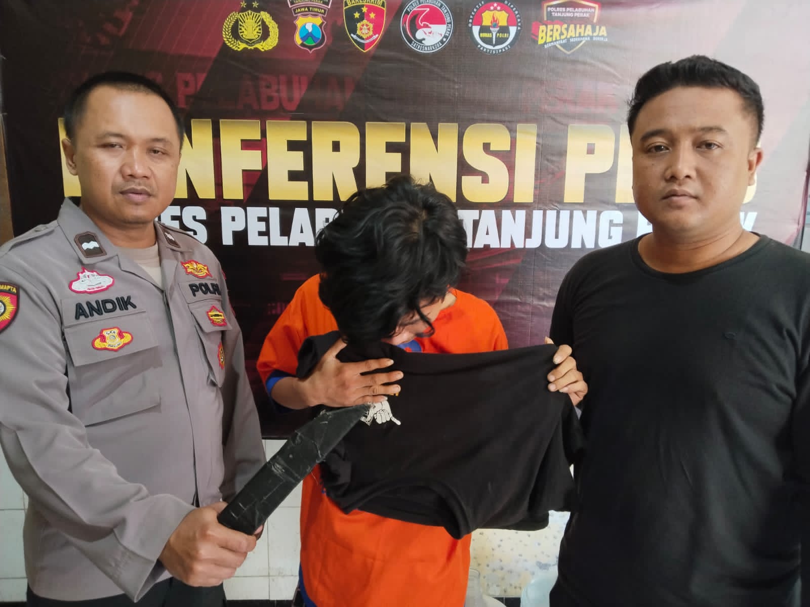 Bacok Kakak Sendiri, Pemuda Surabaya Ditangkap Saat Tidur