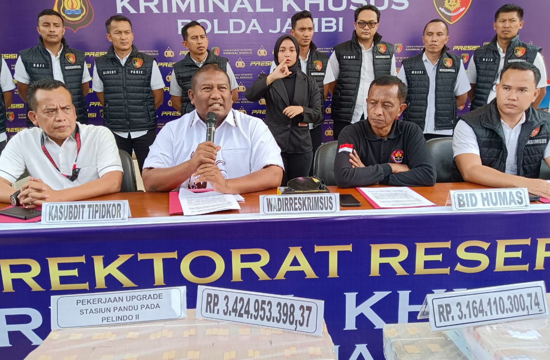 Korupsi Proyek Fasilitas Stasiun Pandu Pelabuhan, Polda Jambi Tetapkan 5 Tersangka Termasuk GM Pelindo II