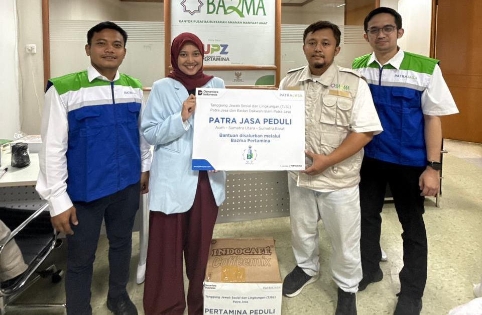 Patra Jasa Group Bersinergi Salurkan Bantuan bagi Penyintas Banjir di Sumatra