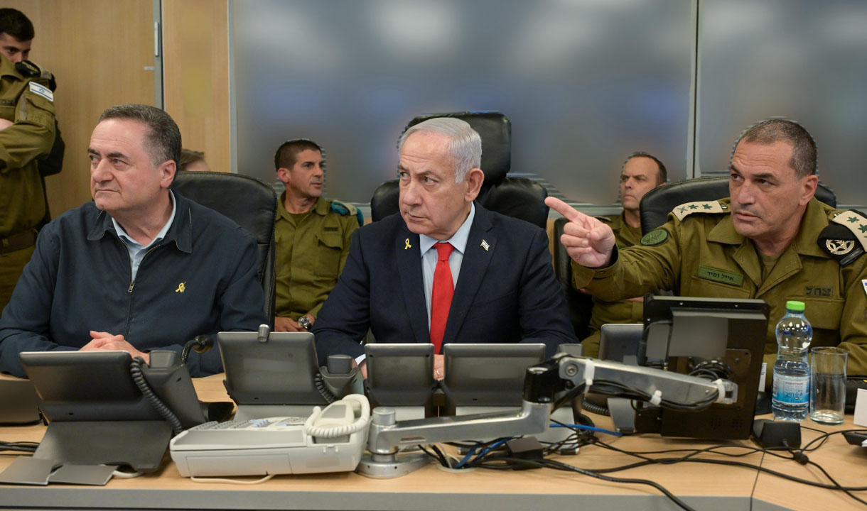 Netanyahu Pimpin Serangan Balasan ke Yaman dari Bunker, Kirim 20 Pesawat Tempur dengan 50 Rudal ke Pelabuhan Hodeida