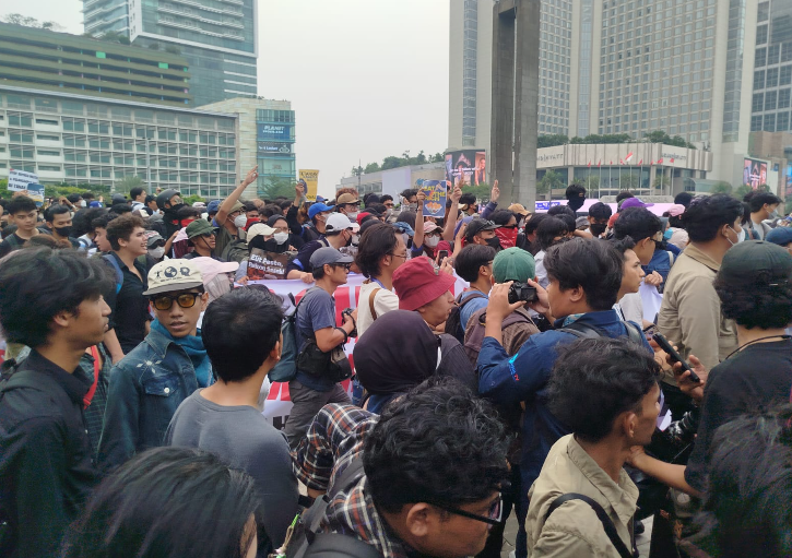 Sikap Polisi Tangani Demo 28 Oktober di Bundaran HI Dinilai Mampu Jaga Situasi Tetap Kondusif