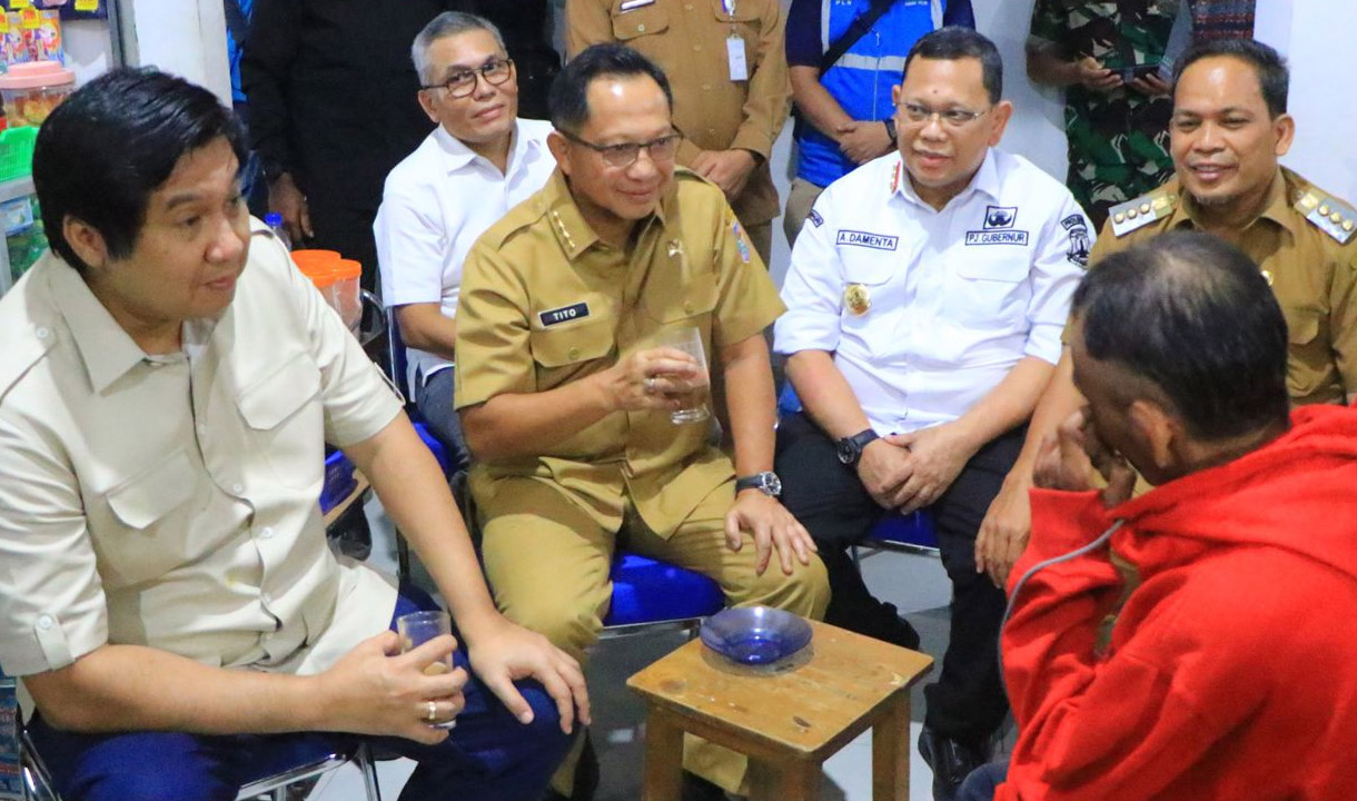 Resmikan Cipta Griya Kedaung, Menteri PKP dan Mendagri Ngopi Bareng Pj dan Penghuni Rusun