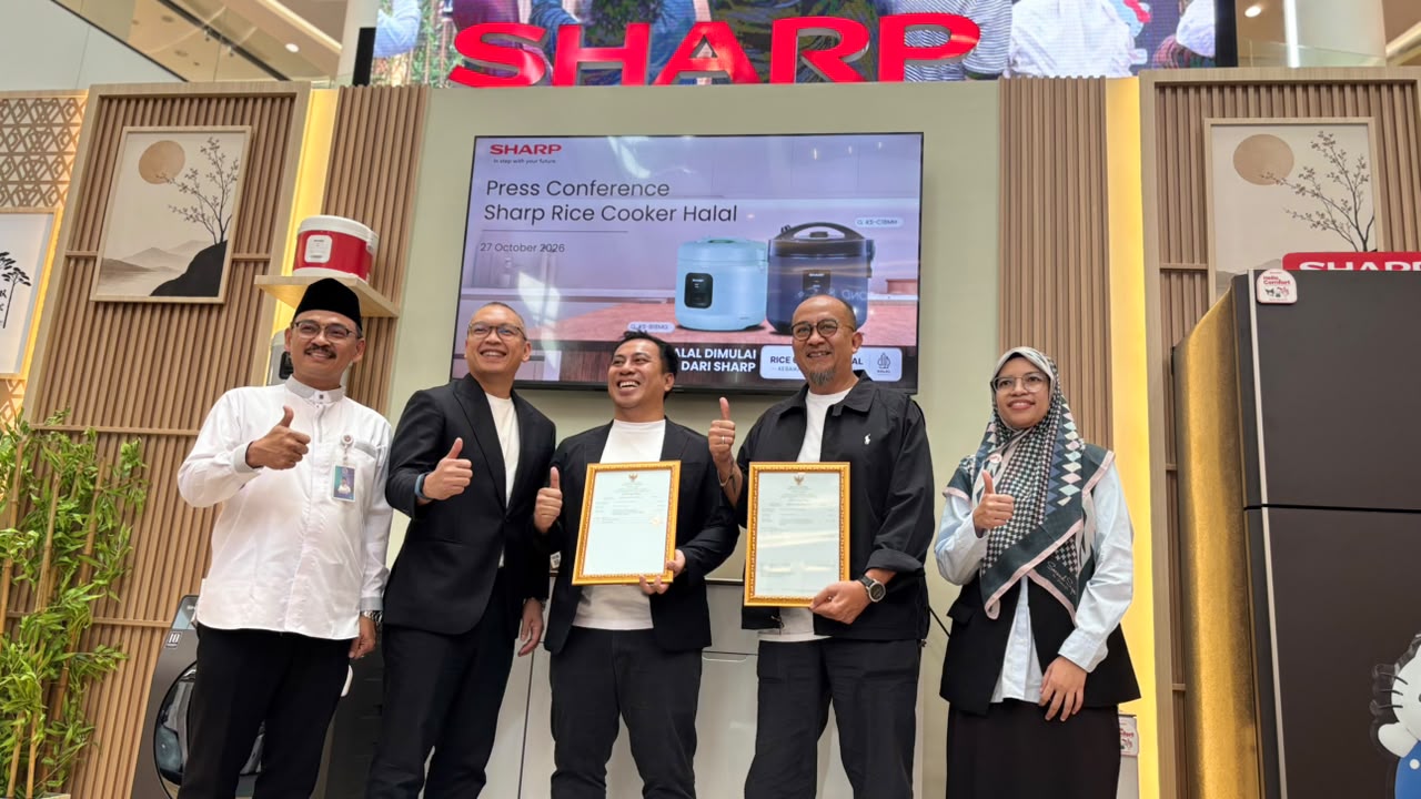 SHARP Hadirkan Rice Cooker Bersertifikat Halal, Cek Fitur dan Harganya!