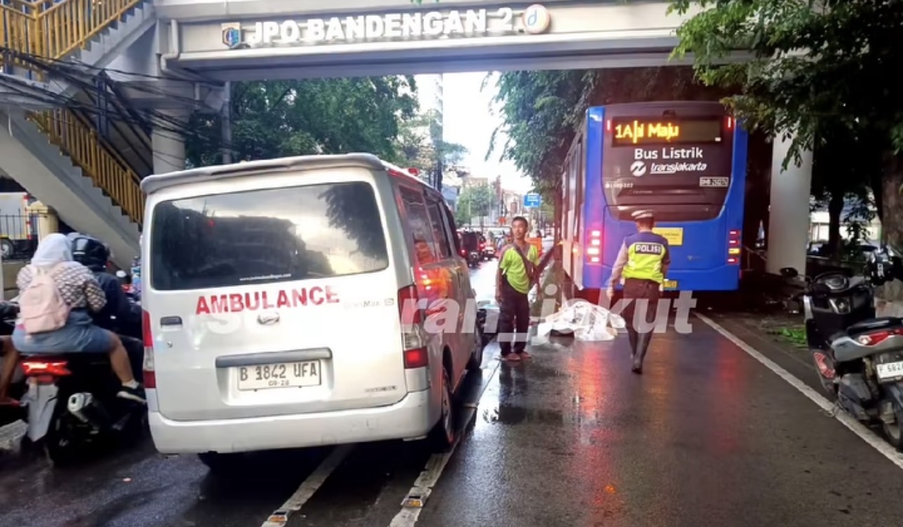 Pemotor di Penjaringan Tewas Usai Terlibat Kecelakaan dengan Bus TransJakarta, Begini Kronologinya