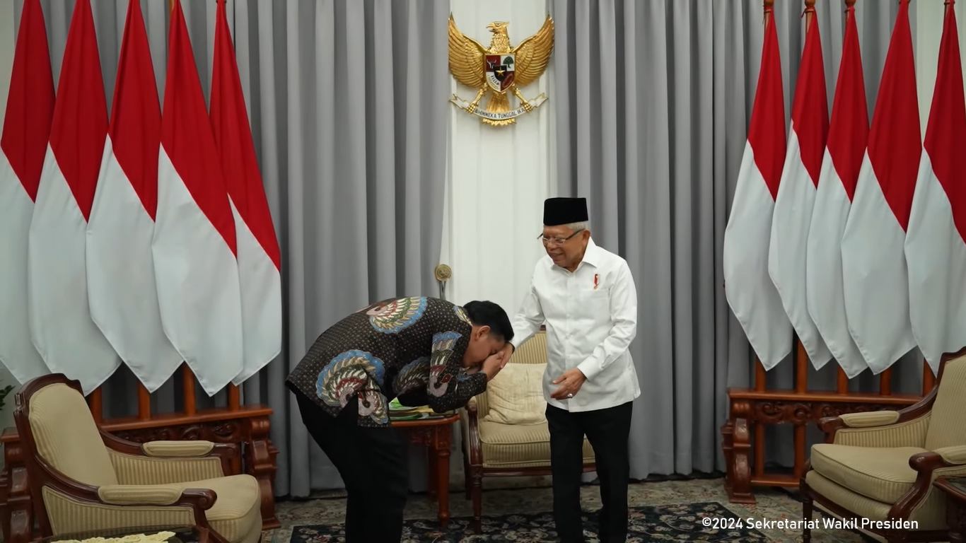 Wapres Ma'ruf Sambut Baik Wacana Pembentukan Presidential Club yang Digagas Prabowo
