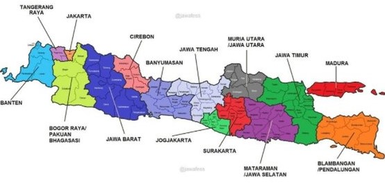 CEK FAKTA: Pulau Jawa Bakal Pecah Jadi 15 Provinsi, Tambahan Jawa Selatan dan Utara, Wilayah Cakupannya Mana Saja?