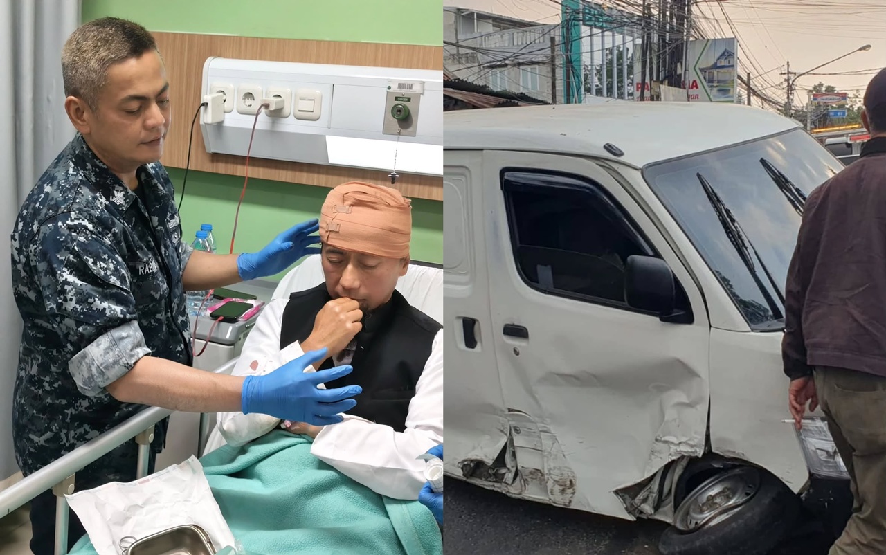 Yukie PAS Band Kecelakaan, Kepala Dijahit Usai Mobilnya ditabrak Kendaran Lain