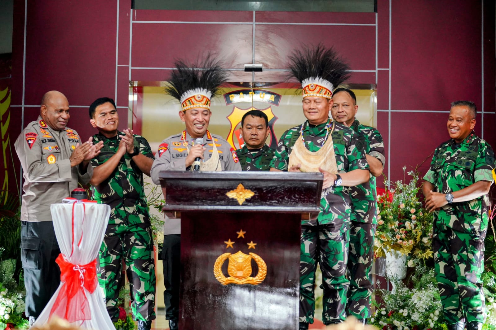 Resmikan Polda Papua Bersama Panglima TNI dan Kepala Staf, Kapolri: Wujud Sinergitas Makin Kokoh