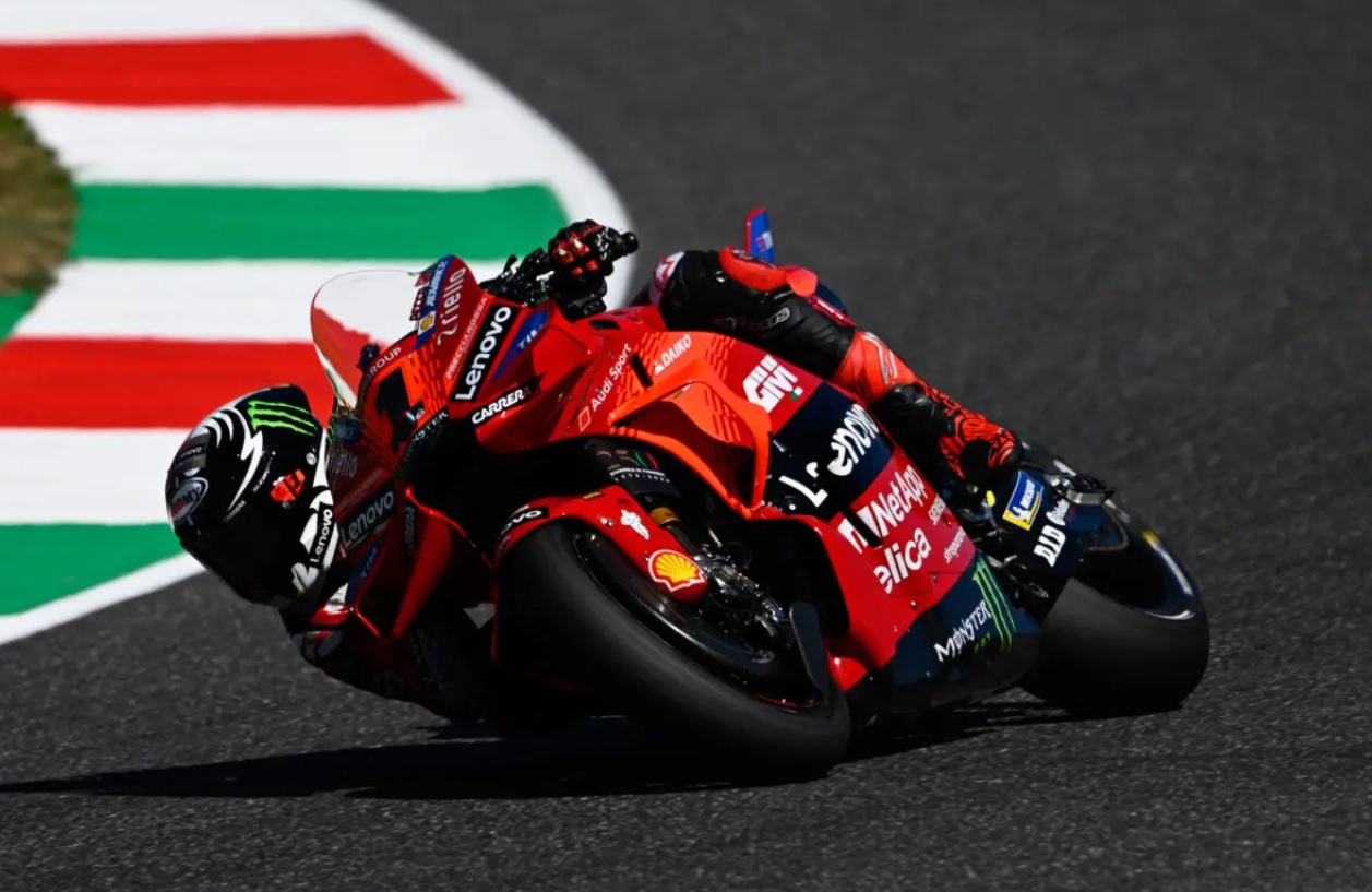 Pecco Bagnaia Menang Sprint Race di Mugello 2024, Jorge Martin Jatuh, Marquez dan Acosta Podium