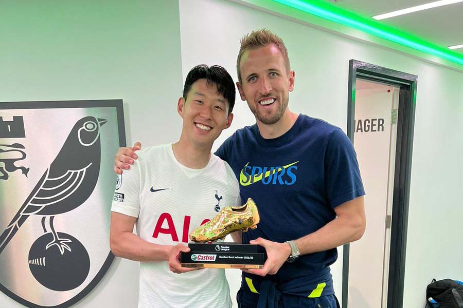 Salah dan Son Peraih Sepatu Emas Liga Premier 2021-2022