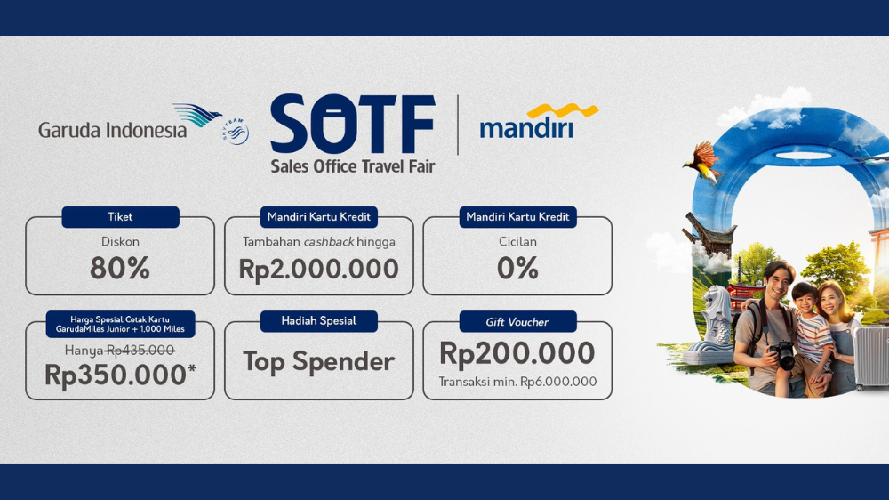 Garuda Indonesia Travel Fair 2024 Beri Diskon hingga 80 Persen, Ini Rute dan Harga Tiketnya!