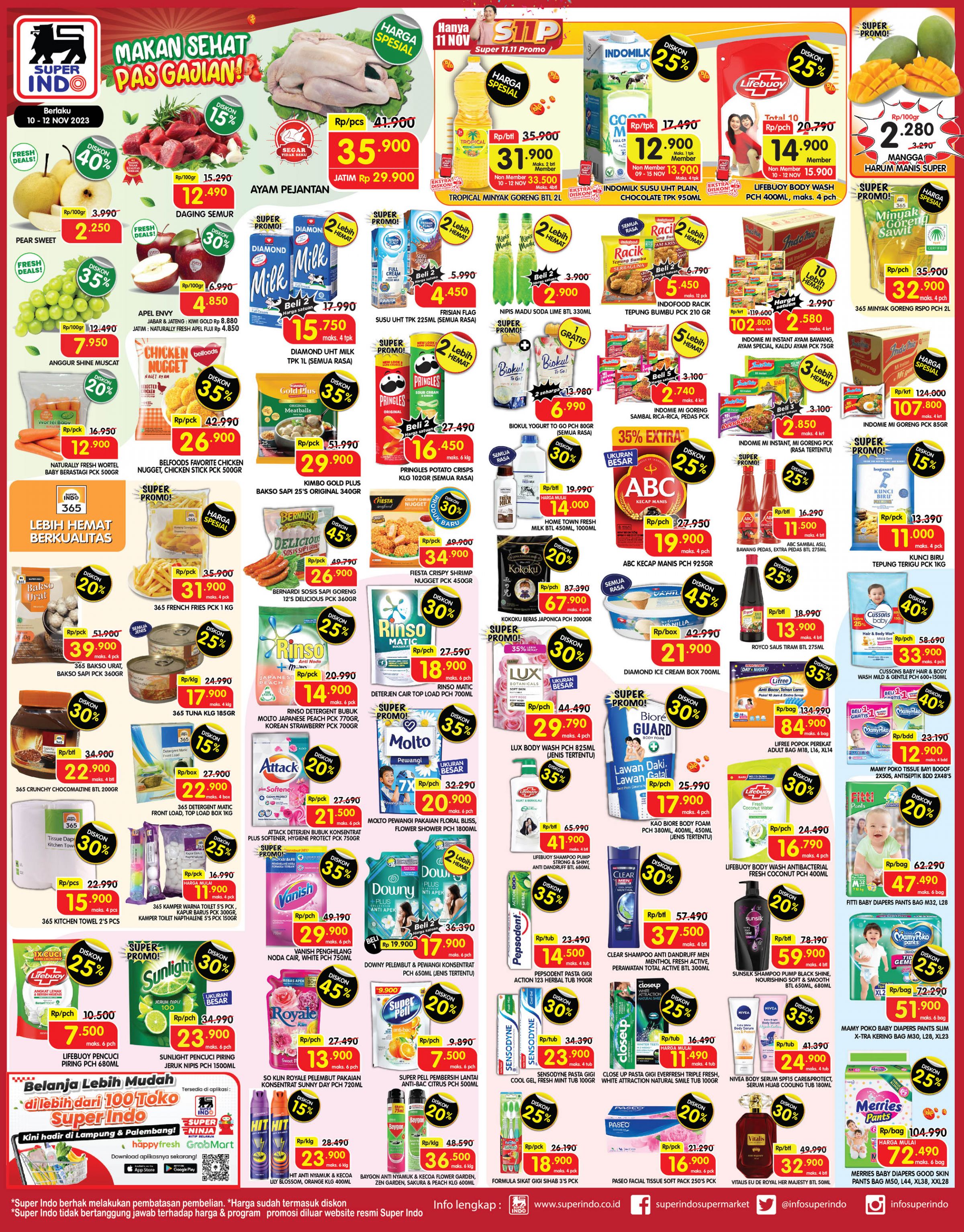 Katalog Promo JSM Superindo Terbaru 10-12 November 2023: Rinso Diskon 25 Persen