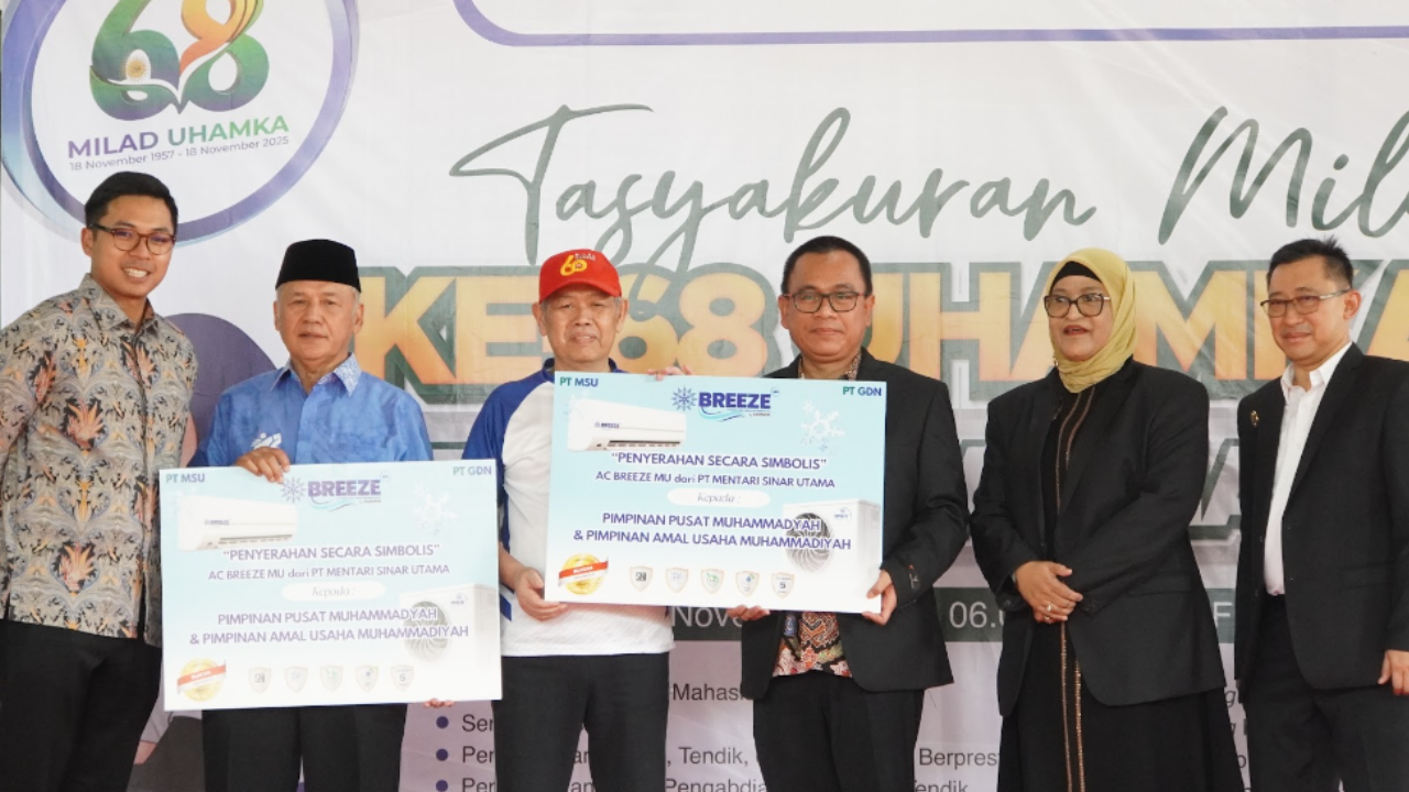 AC Breeze MU powered by Cawang Resmi Diluncurkan, Bentuk Sinergi Gobel Group dan Muhammadiyah