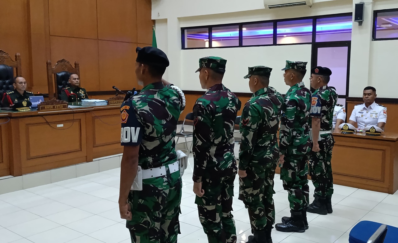 3 Terdakwa Penembakan Bos Rental Mobil Dipecat Dari Dinas Militer