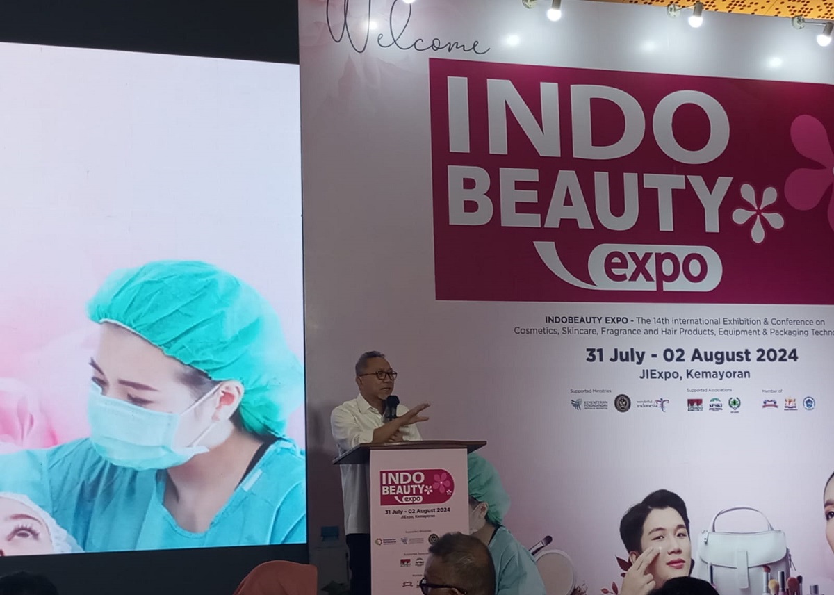 Zulhas Resmi Buka Pameran International IndoBeauty Expo 2024, Diramaikan 170 Perusahaan!