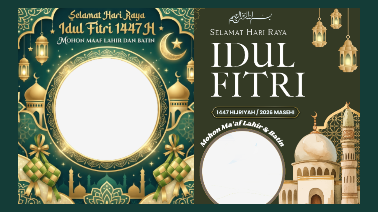 70 Twibbon Idul Fitri 2026 Gratis dan Siap Pakai Lengkap Ucapannya, Yuk Rayakan Silaturahmi Lewat Medsos Kamu!