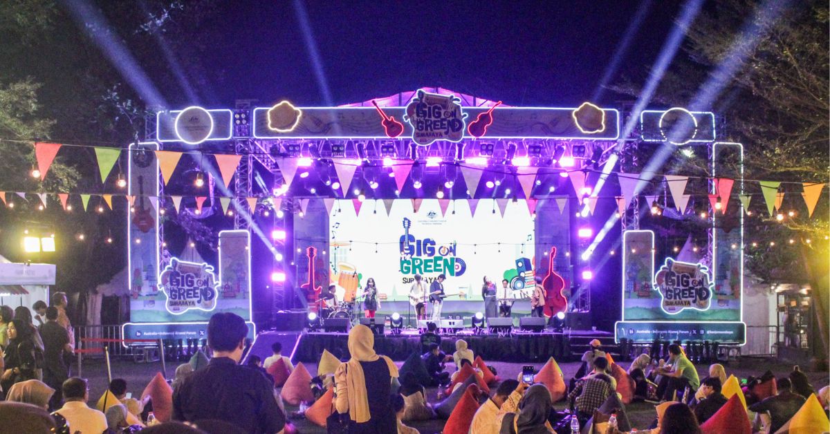 Alumni Australia Reuni di Festival Tahunan Gig on The Green Surabaya