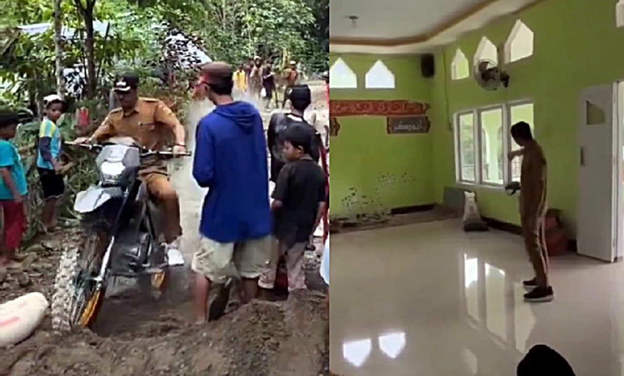 Motor Trail & Sepatu di Masjid! Aksi Kades Sinjai Picu Amarah Warga