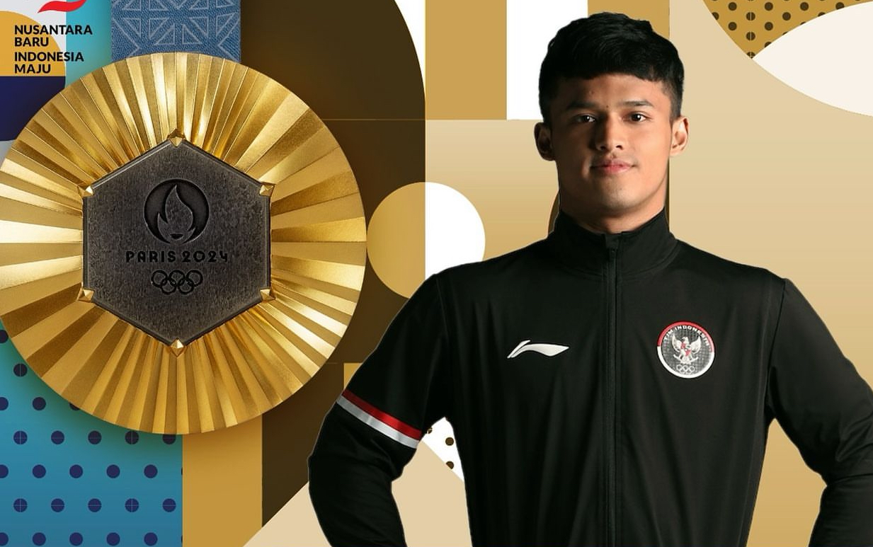 Riski Juniansyah Tambah Pundi Emas Kontingen Indonesia di Olimpiade Paris 2024, Sang Bunda Hadir Sampai Terharu