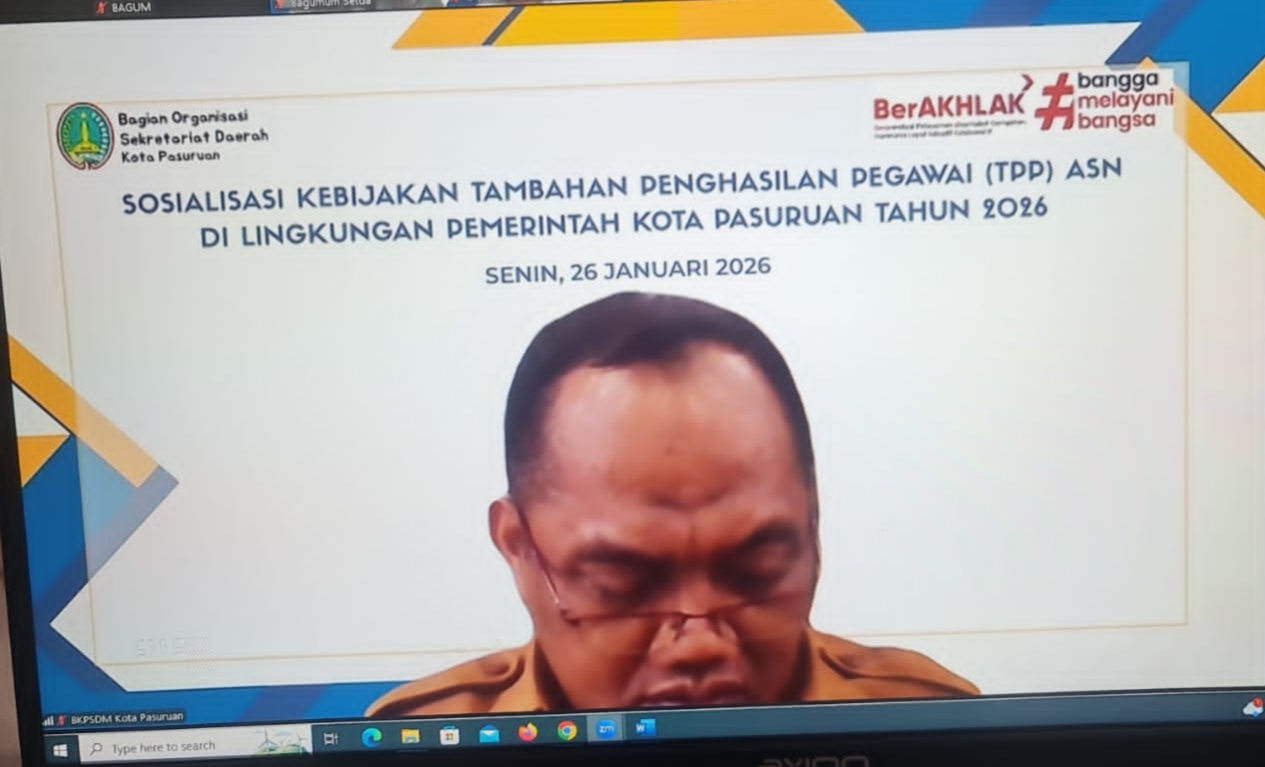 Tambahan Penghasilan ASN Pemkot Pasuruan Dikepras 27 Persen dan Terancam Dihapus