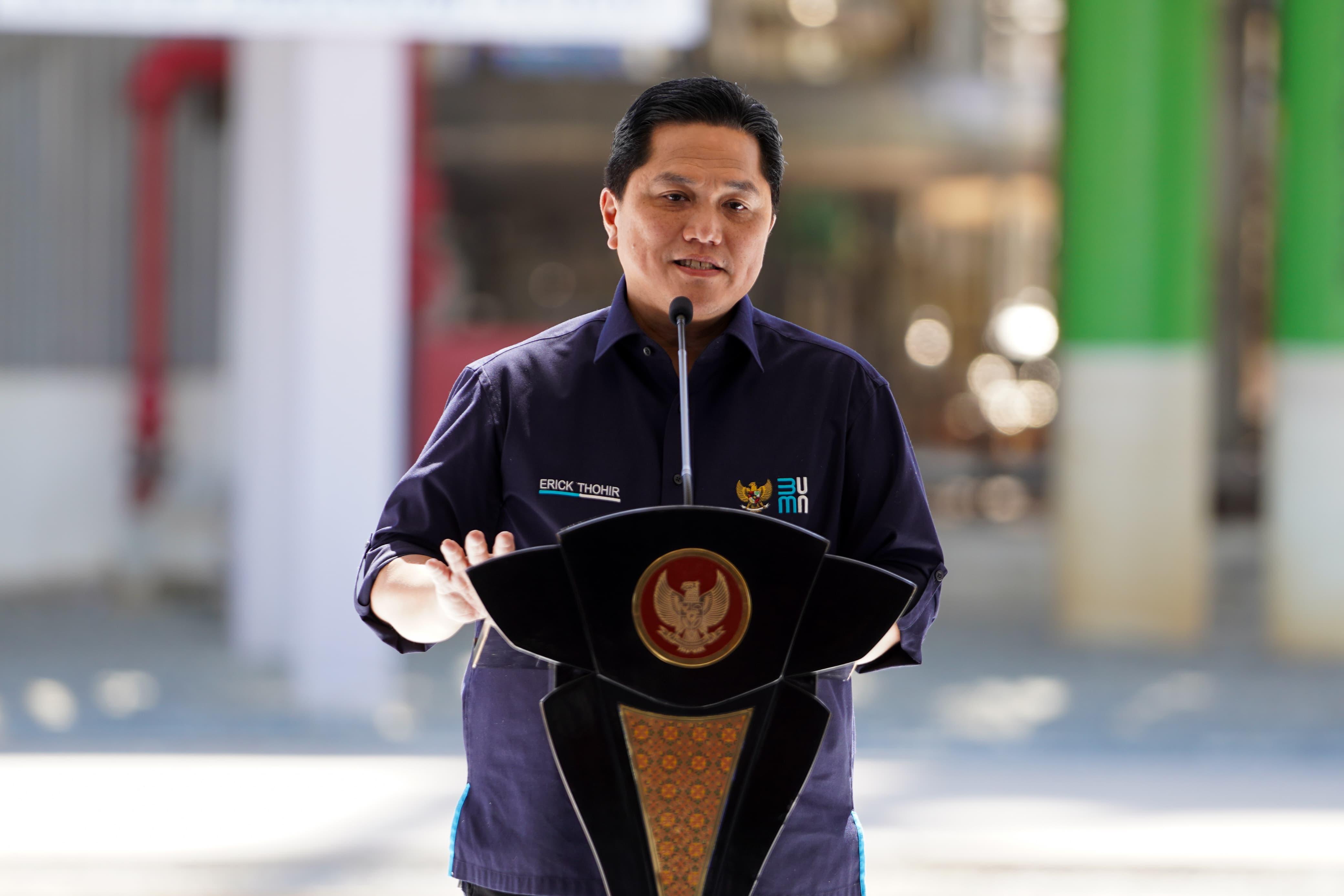 Erick Thohir: 92 Persen Proyek Strategis Kementerian BUMN Telah Rampung