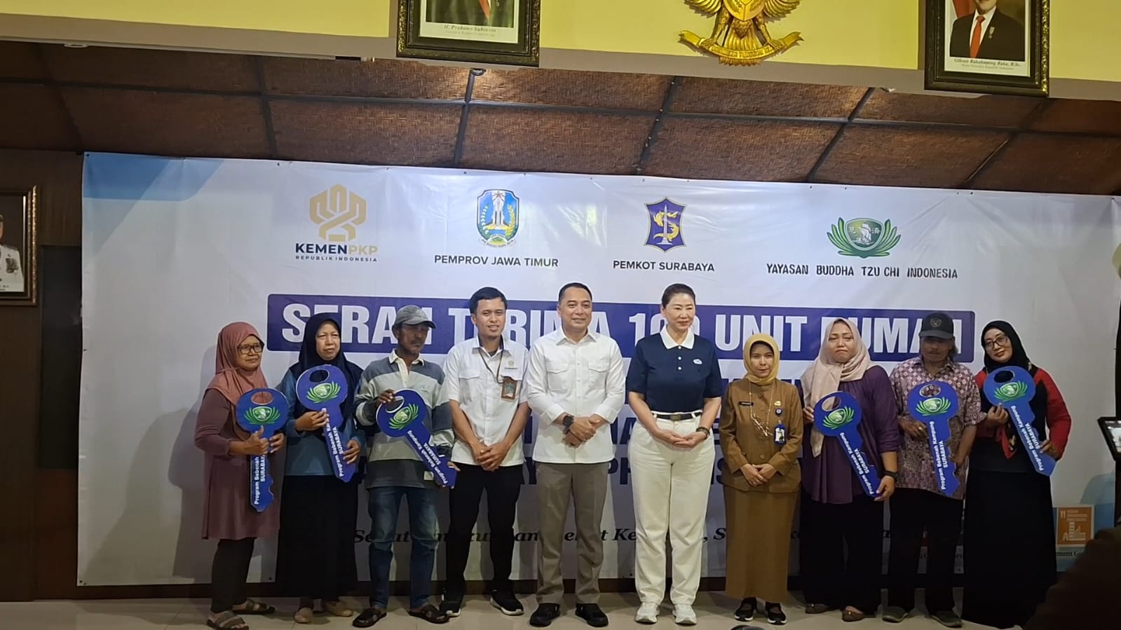 Buddha Tzu Chi Bersama Pemkot Surabaya Wujudkan 500 Rumah Layak Huni
