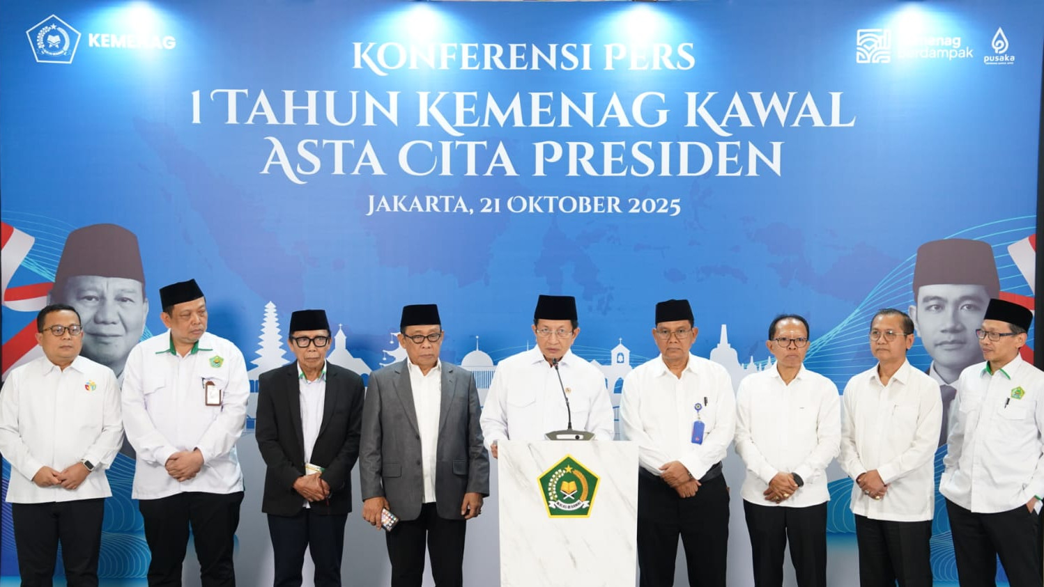 Setahun Prabowo–Gibran, Kemenag Pamer Capaian: dari Si-Rukun, Beasiswa hingga Hutan Wakaf