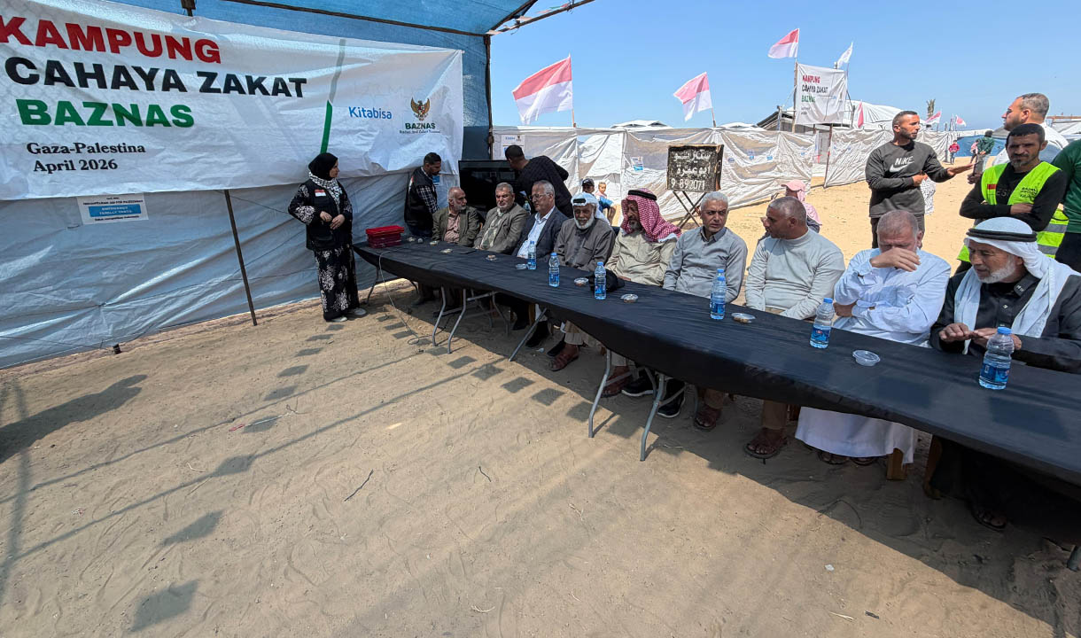 Krisis Kemanusiaan, Masyarakat Indonesia melalui BAZNAS Bangun Kampung Cahaya Zakat di Palestina