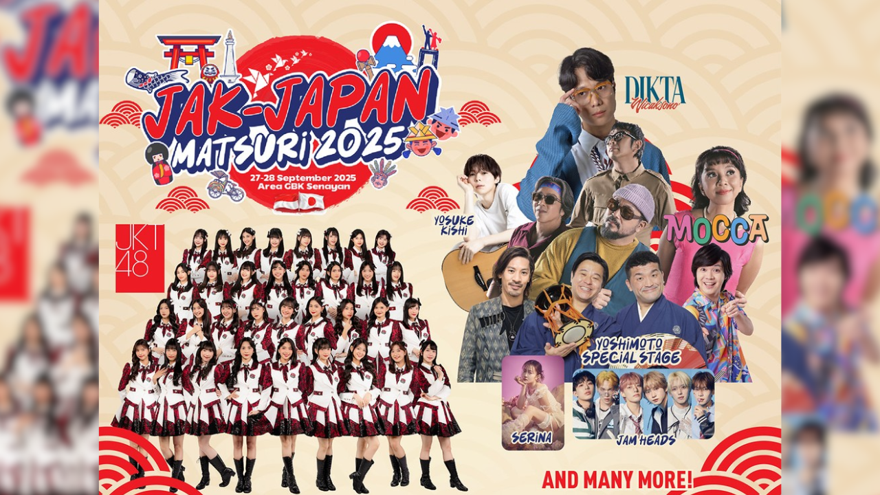 Rundown Jak Japan Matsuri 2025 di GBK 27-28 September, Ada Jam Heads, JKT48 hingga Dikta!