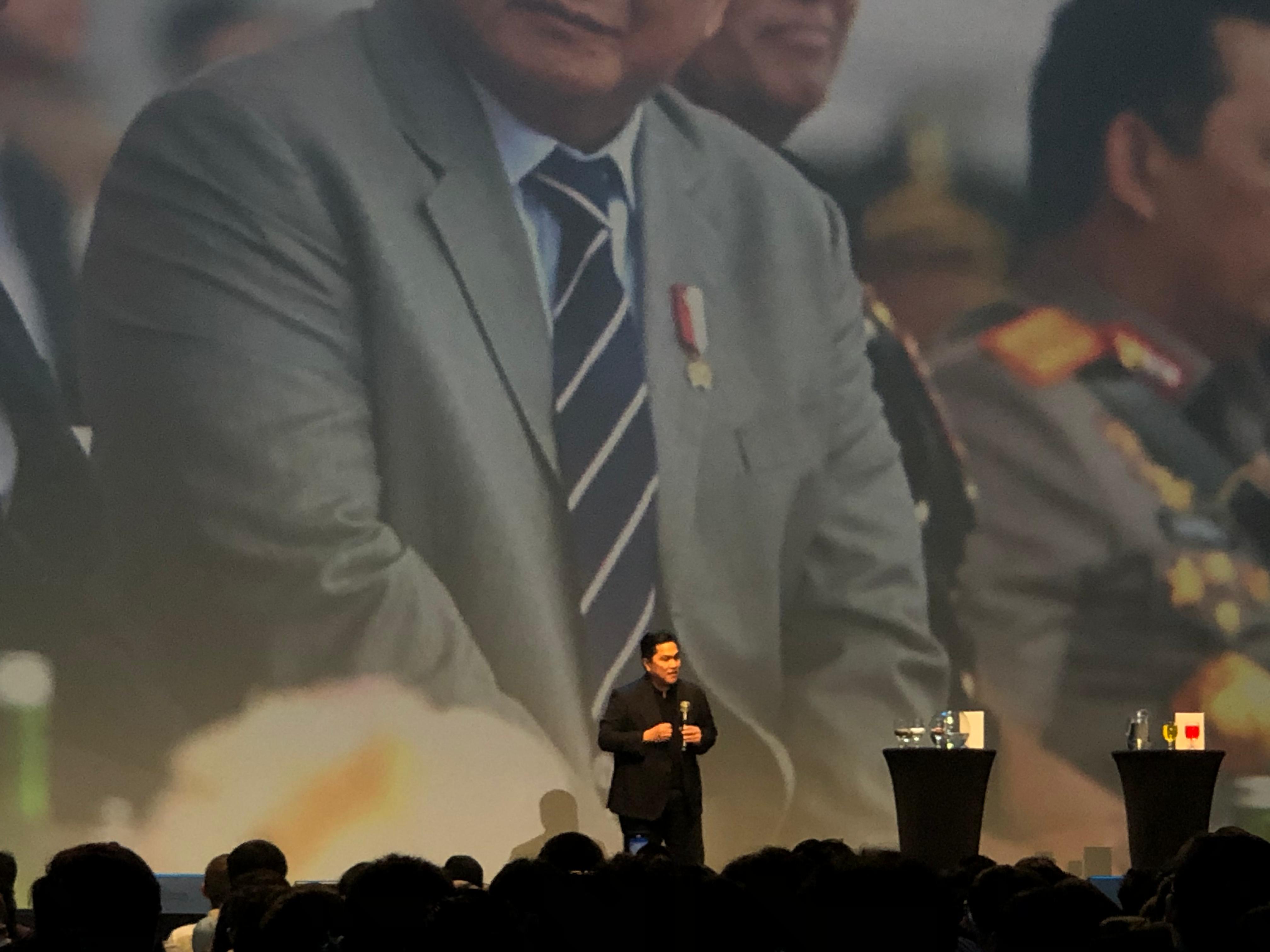 Puji Paslon 02, Erick Thohir: Saya Percaya Pak Prabowo dan Mas Gibran Yang Terbaik Untuk Indonesia