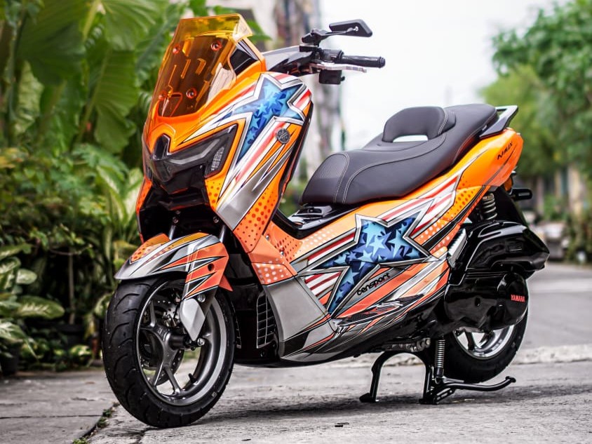 Modifikasi Yamaha Nmax Turbo 2025: Bawa Nuansa Nostalgia Balap Legendaris