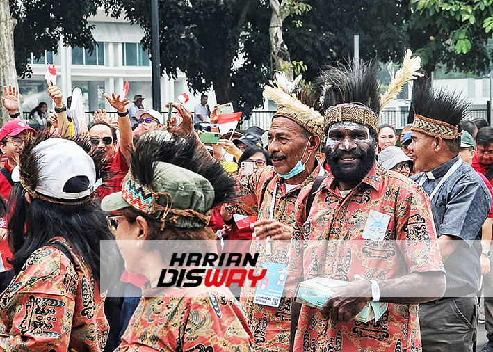 Paus Fransiskus Tiba, Indonesia Tampakkan Kebinekaan