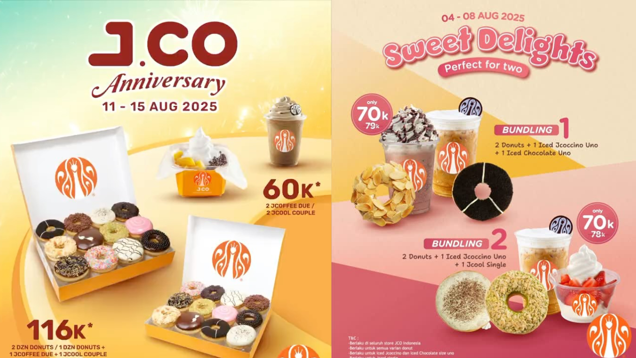 Cek Promo JCO Agustus 2025, Banyak Paket Spesial Mulai Rp60 Ribu!