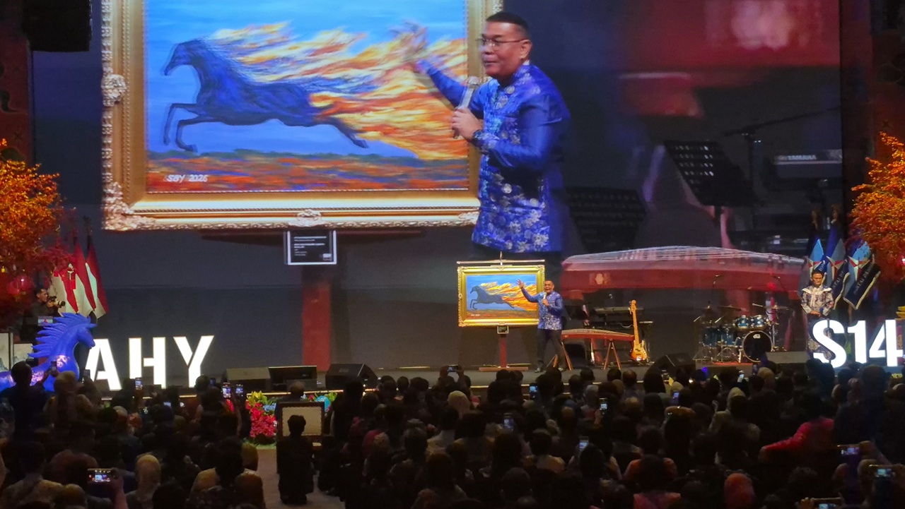 Fantastis! Lukisan Imlek Karya SBY Laku Rp.6,5 Miliar di Ajang Lelang