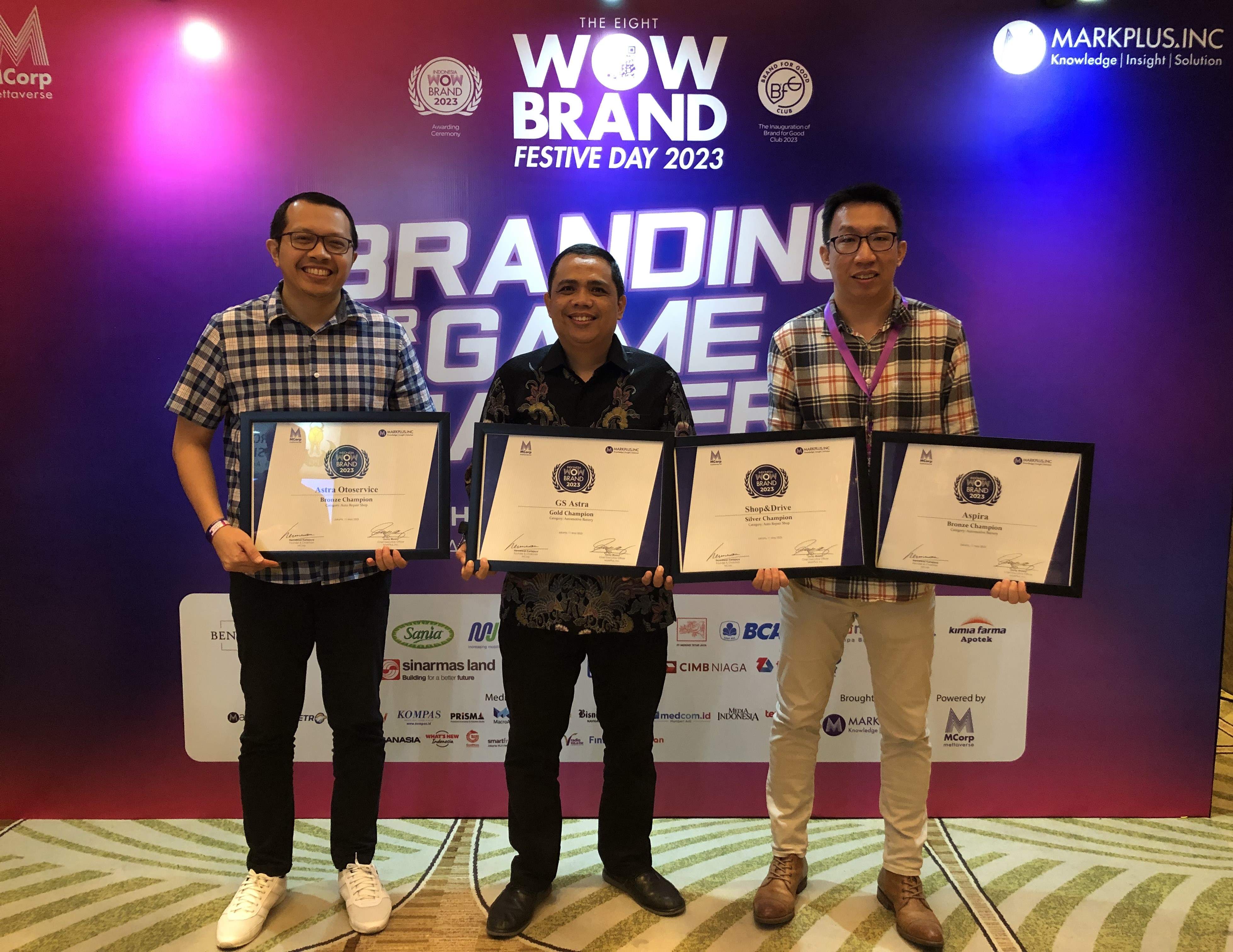 Astra Otoparts Raih 6 Penghargaan di Ajang Indonesia WOW Brand 2023, Berikut Kategorinya