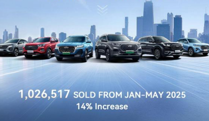 Chery Lampaui 1 Juta Penjualan Global dalam 5 Bulan, Perkuat Posisi sebagai Eksportir Otomotif China No 1
