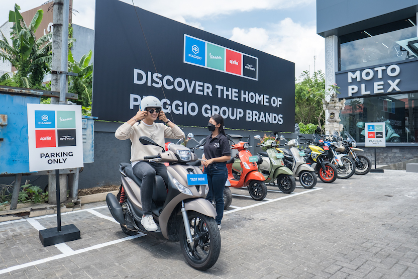 Tahun Baru, Piaggio Indonesia Buka Dealer Premium Motoplex 4 Brand Baru di Bali