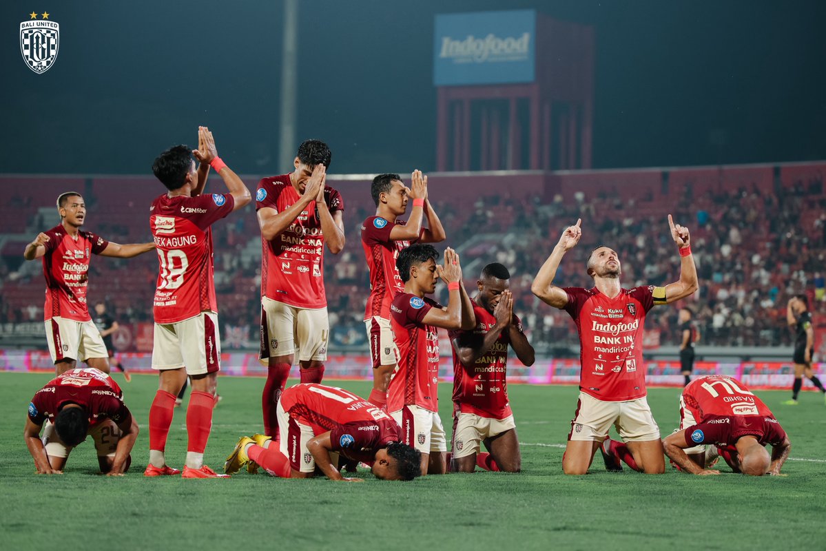 Bali United Tembus 3 Besar, Kalahkan Persis Solo di Kandang 3-2