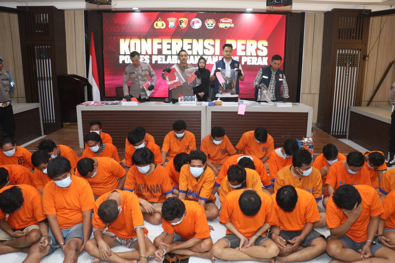 Dua Pekan Perburuan di Surabaya Utara: Polisi Tuntaskan 46 Kasus, 54 Pelaku Tersungkur